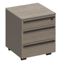Тумба выкатная 3-х ящичная с замком с доводчиками