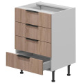 Шкаф кухонный напольный (4 ящика)