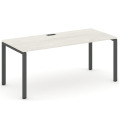 Стол руководителя на металлокаркасе на П-образных опорах
